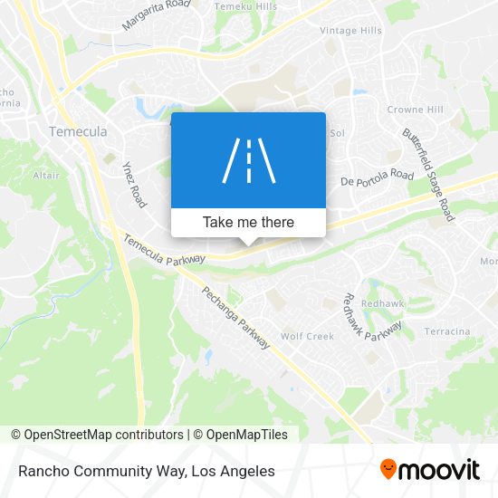 Rancho Community Way map