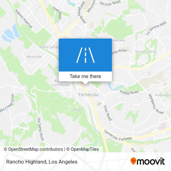 Mapa de Rancho Highland