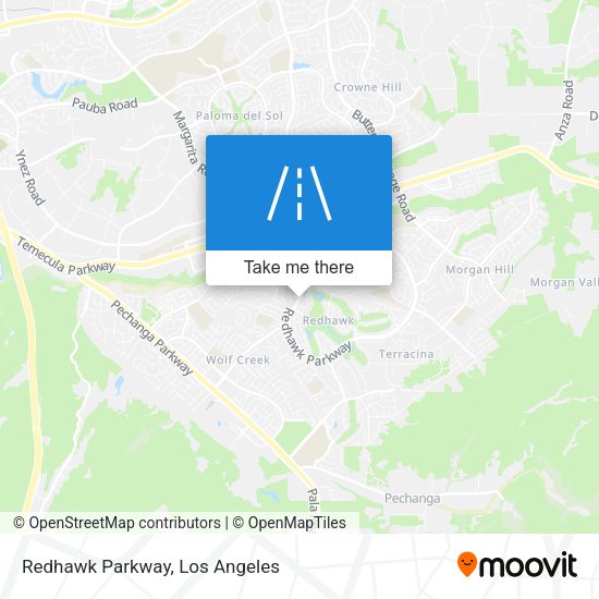Redhawk Parkway map