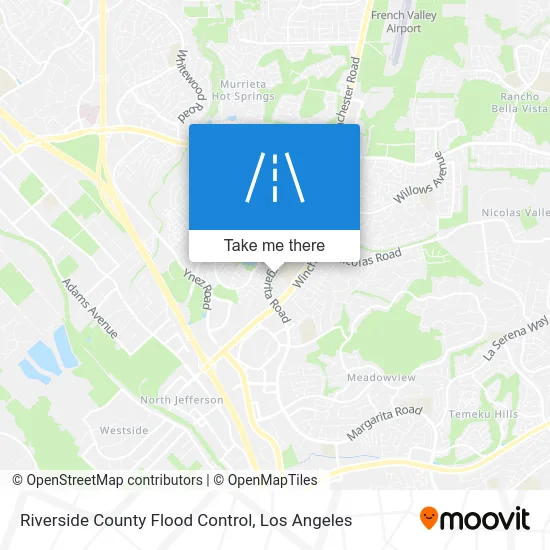 Riverside County Flood Control map