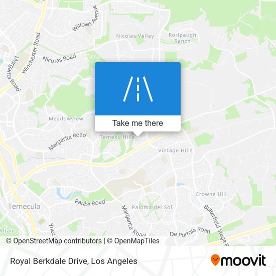 Royal Berkdale Drive map