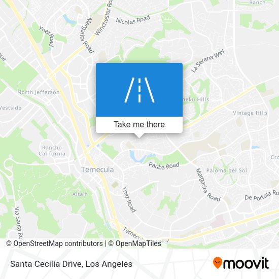 Mapa de Santa Cecilia Drive