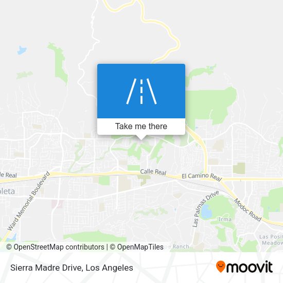 Mapa de Sierra Madre Drive