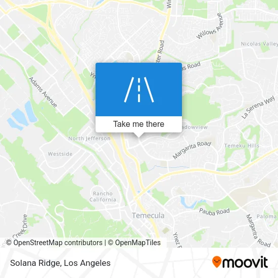 Solana Ridge map