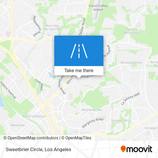 Sweetbrier Circle map