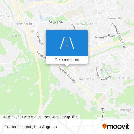 Mapa de Temecula Lane