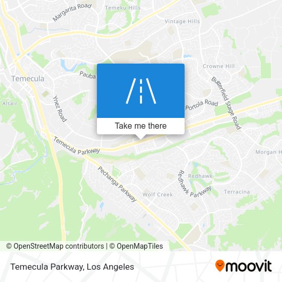 Temecula Parkway map