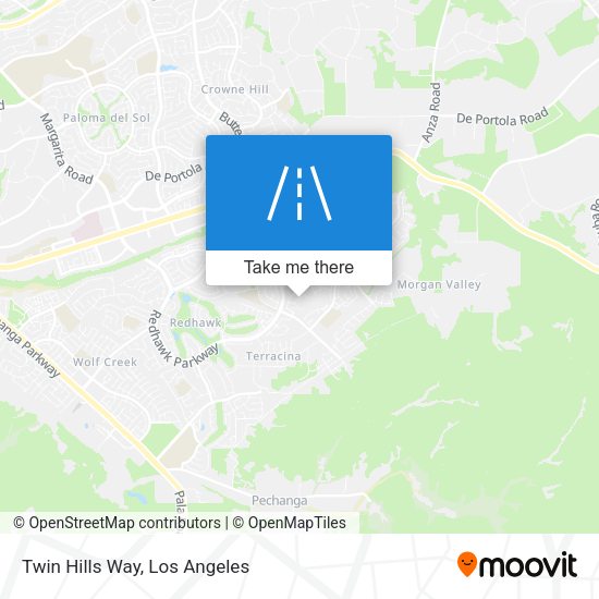 Mapa de Twin Hills Way