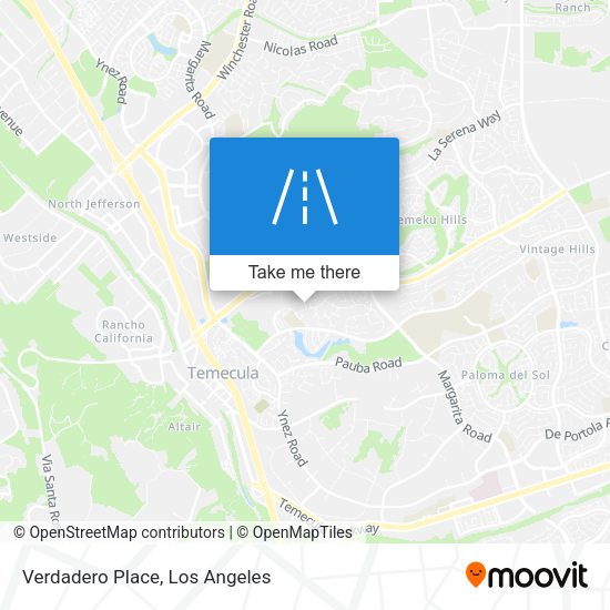 Mapa de Verdadero Place