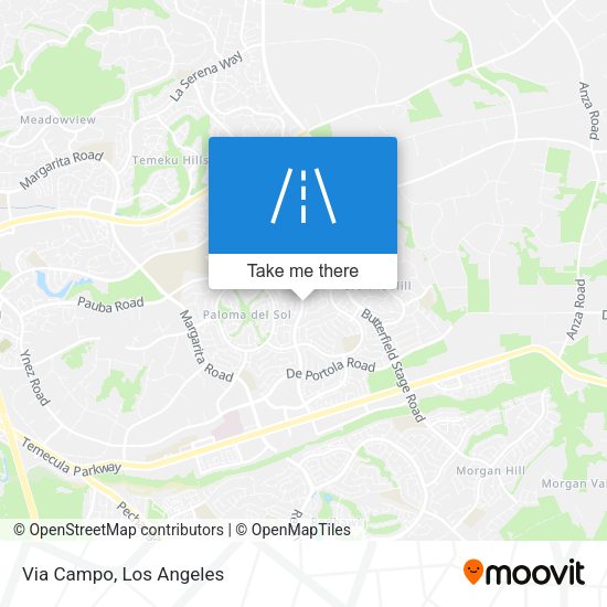 Mapa de Via Campo