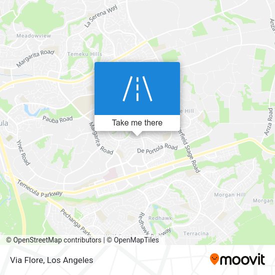 Mapa de Via Flore