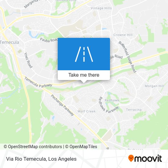 Mapa de Via Rio Temecula