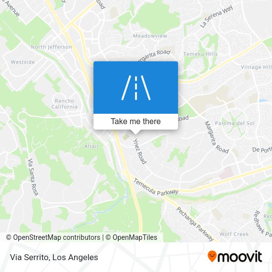 Mapa de Via Serrito