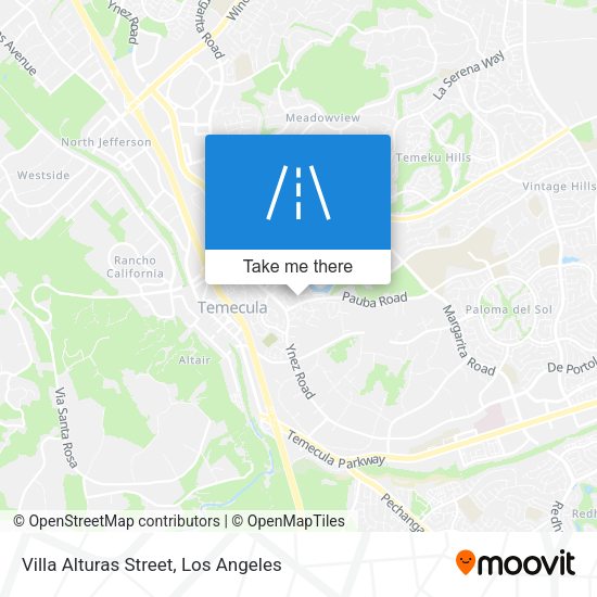 Villa Alturas Street map