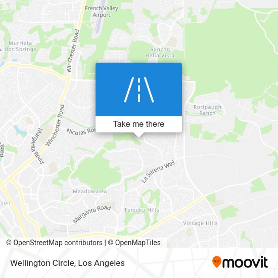 Mapa de Wellington Circle