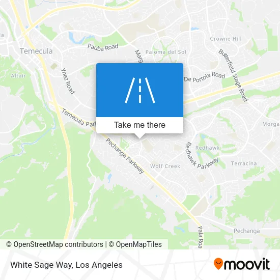 White Sage Way map