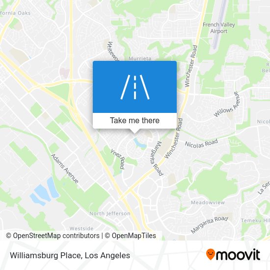 Mapa de Williamsburg Place