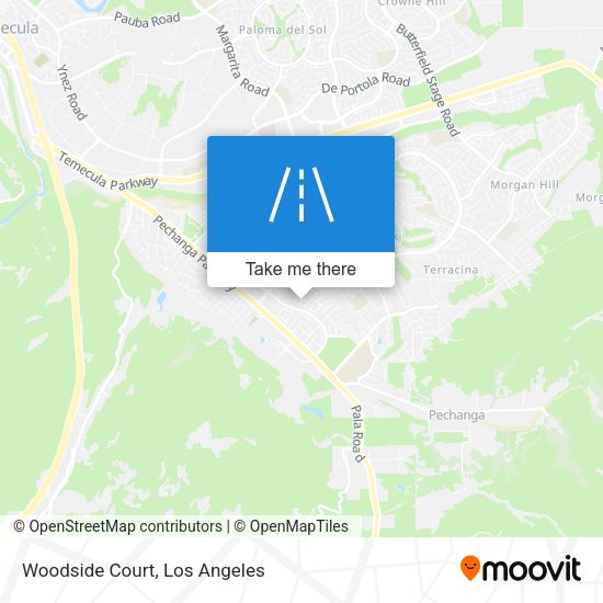 Mapa de Woodside Court