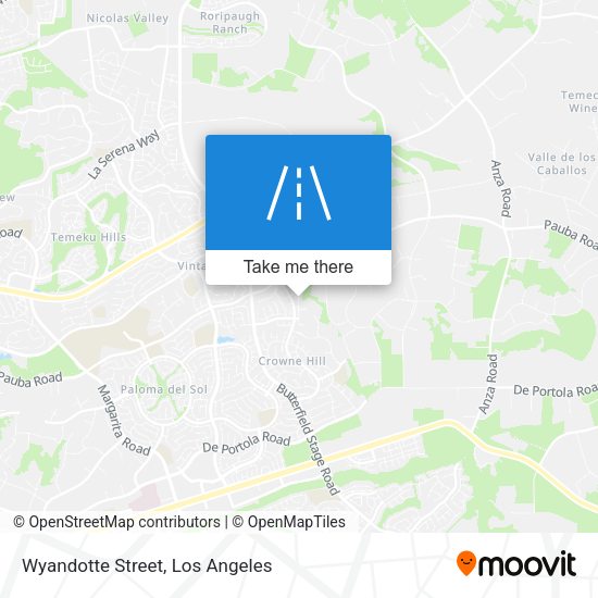 Wyandotte Street map