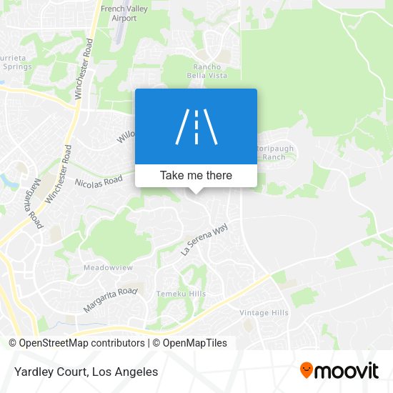 Mapa de Yardley Court
