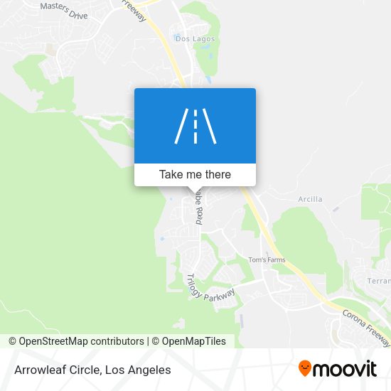 Arrowleaf Circle map