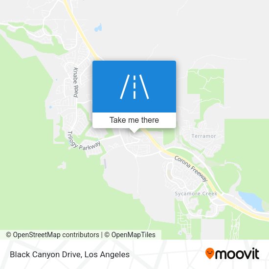 Black Canyon Drive map