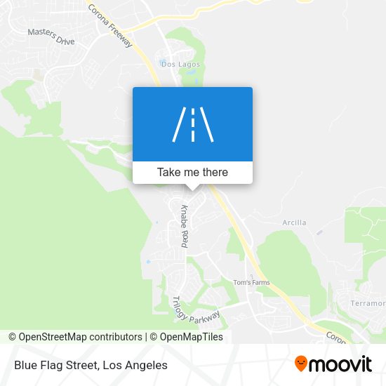 Blue Flag Street map