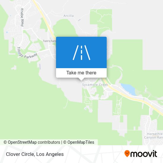 Clover Circle map
