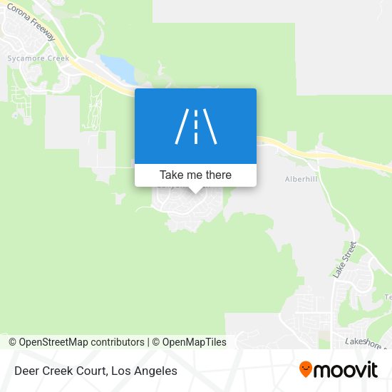 Deer Creek Court map