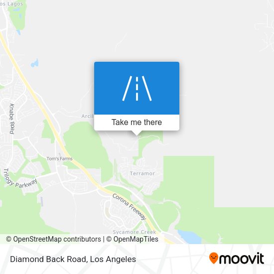 Diamond Back Road map