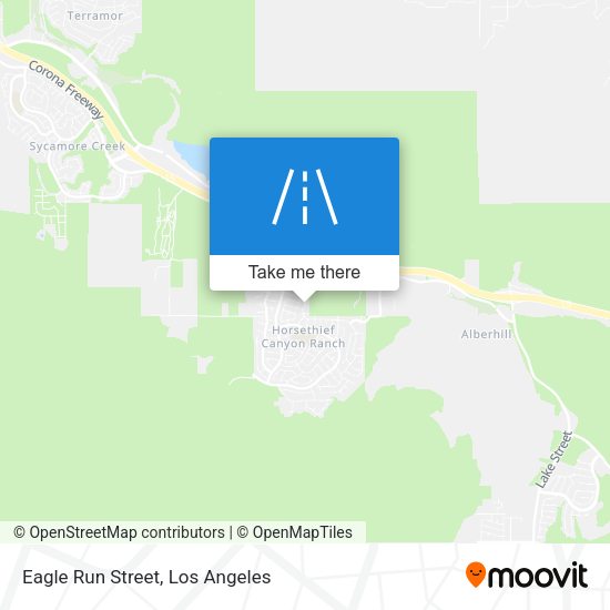 Mapa de Eagle Run Street