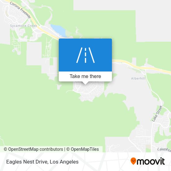 Eagles Nest Drive map