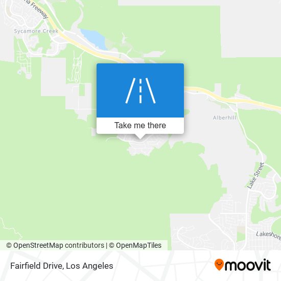 Fairfield Drive map