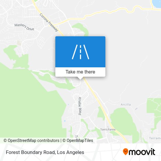 Forest Boundary Road map