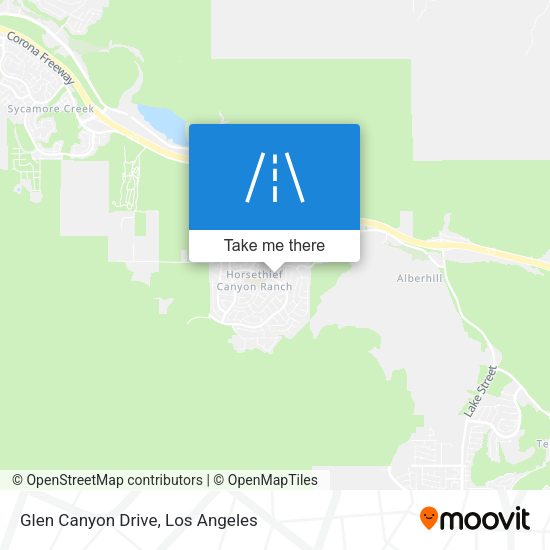 Glen Canyon Drive map