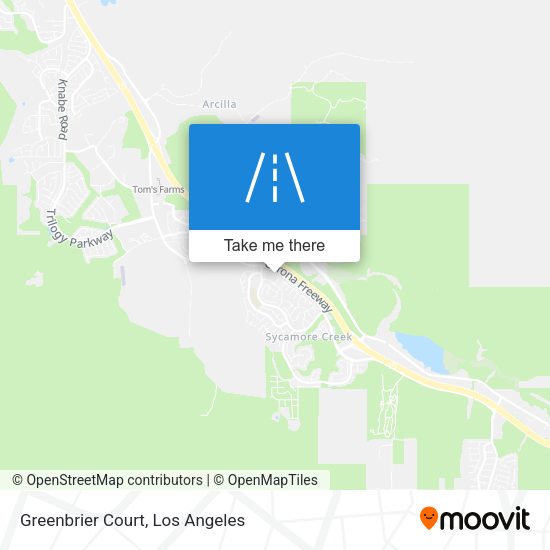 Greenbrier Court map