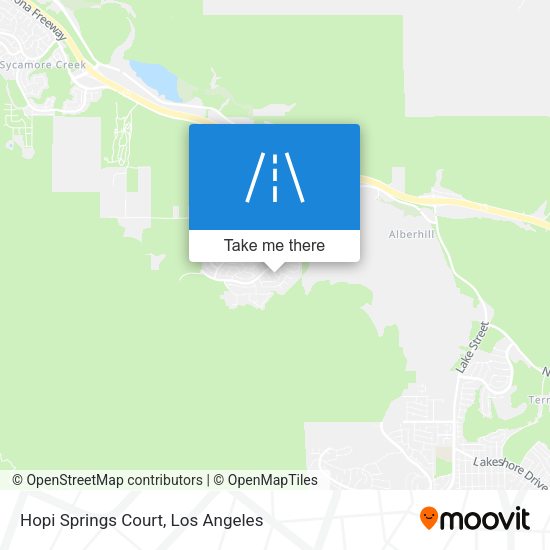 Hopi Springs Court map