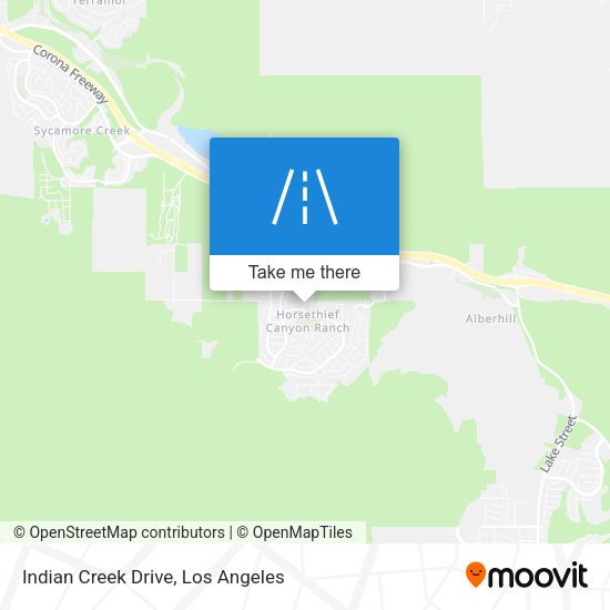 Indian Creek Drive map