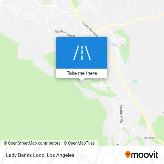 Lady Banks Loop map
