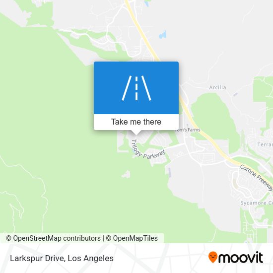 Larkspur Drive map