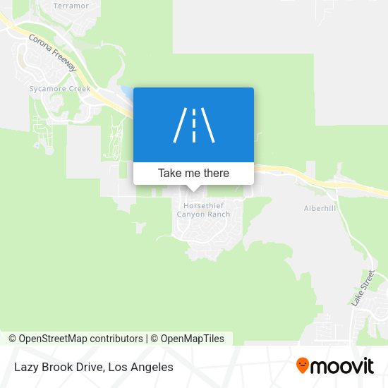 Lazy Brook Drive map
