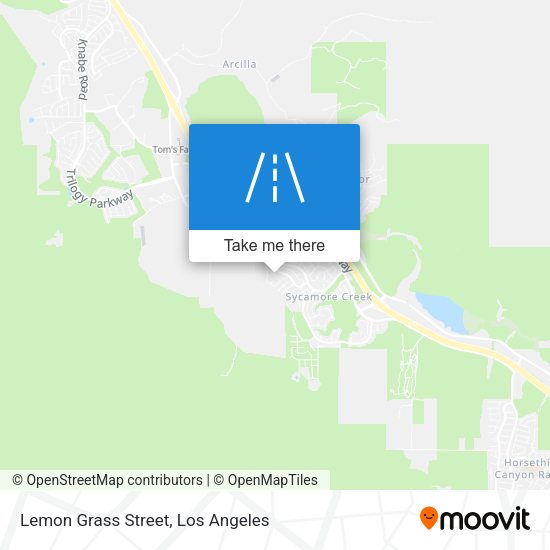 Lemon Grass Street map