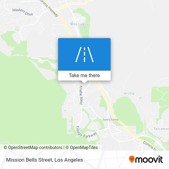 Mapa de Mission Bells Street