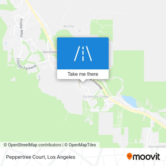 Peppertree Court map
