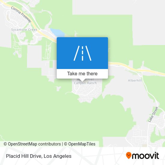 Placid Hill Drive map