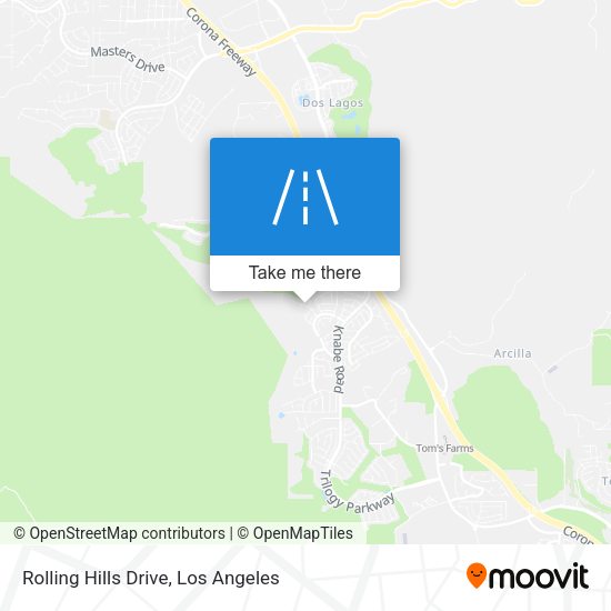 Mapa de Rolling Hills Drive