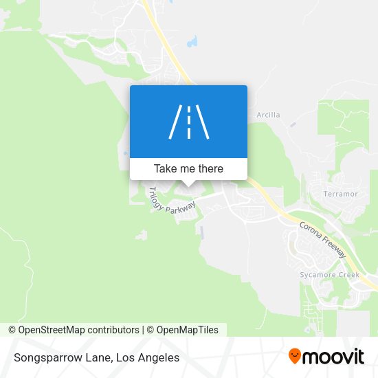 Songsparrow Lane map