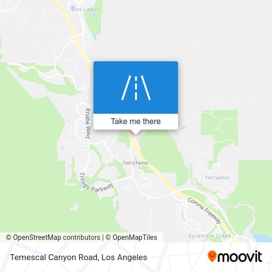 Mapa de Temescal Canyon Road