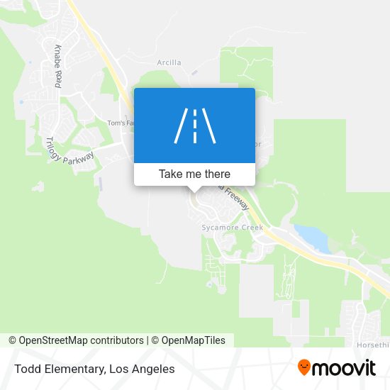 Mapa de Todd Elementary