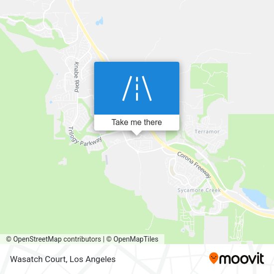 Mapa de Wasatch Court